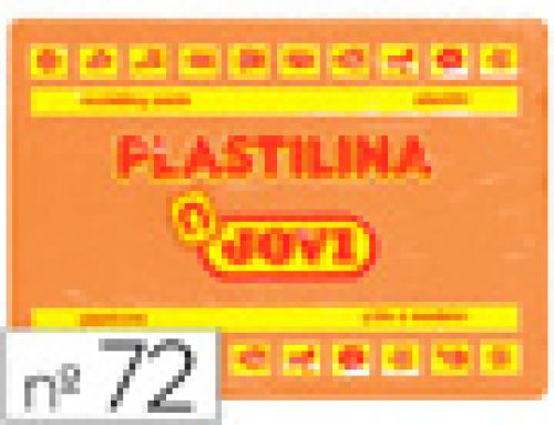 Plasticina jovi 72 350 gr laranja , Jovi , 22152 , 8412027007269